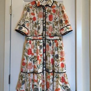 NWT Kate Spade Blossom Fluid Shirtdress